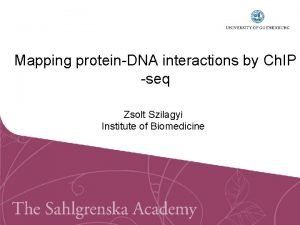 Chromatin immunoprecipitation