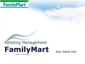 Family mart marketing strategy