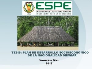 TESIS PLAN DE DESARROLLO SOCIOECONMICO DE LA NACIONALIDAD