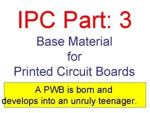 Pcb material composition