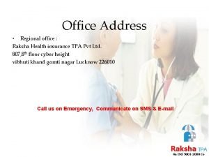 Raksha tpa faridabad office address