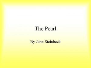 Themes of the pearl