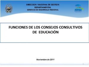 Gestion departamental