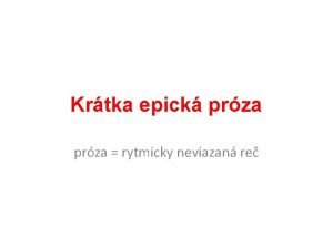 Rytmicky neviazaná reč