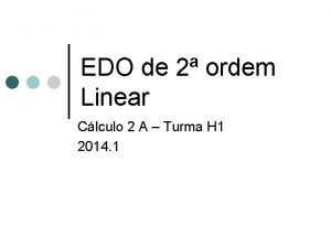 Edo de 2 ordem