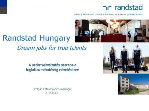 Randstad hungary jobs
