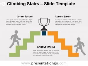 Climbing Stairs Slide Template Lorem Ipsum Lorem ipsum