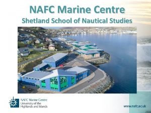 Nafc marine centre