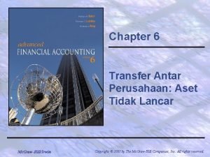 Chapter 6 Transfer Antar Perusahaan Aset Tidak Lancar