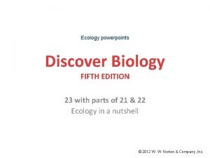 Discover biology 5th edition