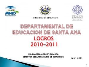 Ministerio de educacion santa ana Ministerio de educacion santa ana