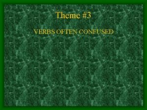 Confused theme