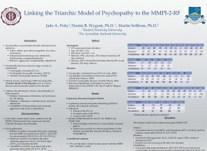 Triarchic model of psychopathy