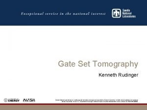 Gate set tomography