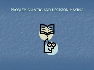 Best books on problem solving and decision making