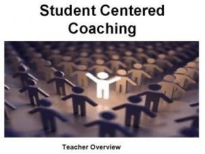 Student Centered Coaching Teacher Overview Springdale Background Vision