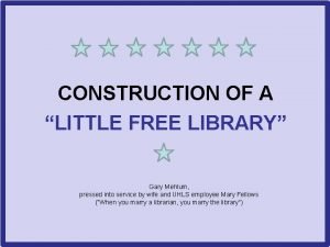 Little free library dimensions