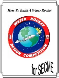 Water rocket fin design
