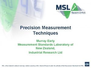 Measurement standards laboratory of new zealand