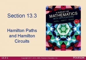 Section 13 3 Hamilton Paths and Hamilton Circuits Section 13 3 Hamilton Paths and Hamilton Circuits