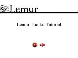 Lemur information retrieval