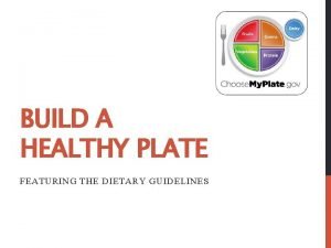 Build a healthy plate worksheet answers