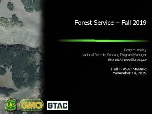 Forest Service Fall 2019 Everett Hinkley National Remote