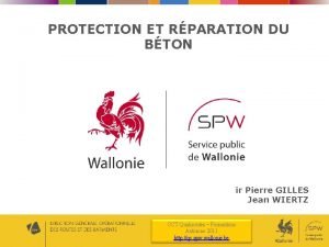 PROTECTION ET RPARATION DU BTON ir Pierre GILLES