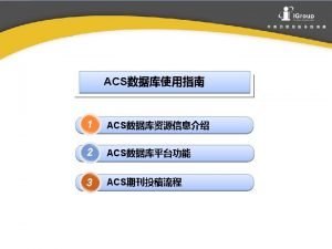 ACS ACS PUBLICATIONS A DIVISION OF THE ACS ACS ACS PUBLICATIONS A DIVISION OF THE ACS