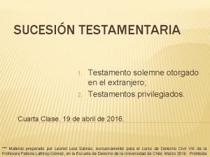 Testamento solemne