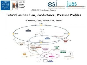 JUAS 2019 Archamps France Tutorial on Gas Flow