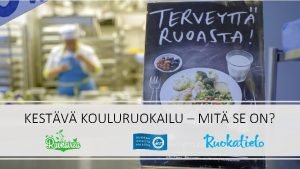 KESTV KOULURUOKAILU MIT SE ON KOULURUOKAILU JA OPPIMINEN