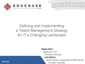 Talent assessment framework