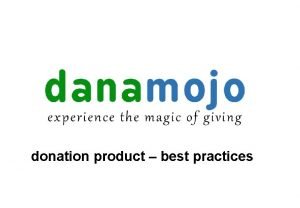 donation product best practices donation products increase giving