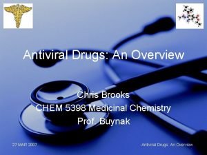 Antiviral Drugs An Overview Chris Brooks CHEM 5398