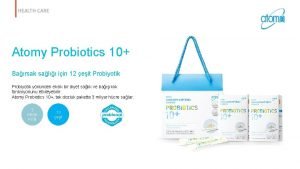 Atomy Probiotics 10 Barsak sal iin 12 eit