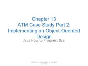 Atm case study code