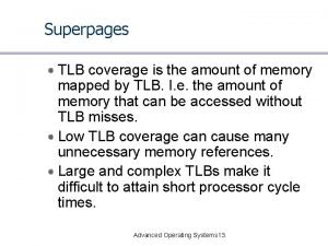 Tlb coverage