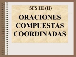 Sfs significado Sfs significado