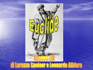 Teorema di euclide