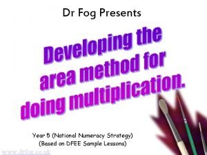 Dr Fog Presents Year 5 National Numeracy Strategy