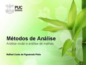 Mtodos de Anlise nodal e anlise de malhas