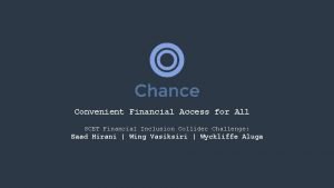 Convenient Financial Access for All SCET Financial Inclusion