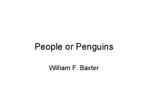 William baxter environmental ethics