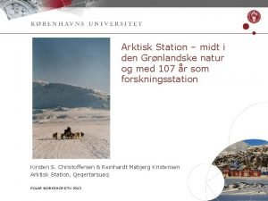 Arktisk station