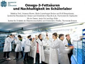 Omega-3 fettsäuren