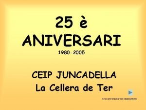 Escola juncadella la cellera de ter