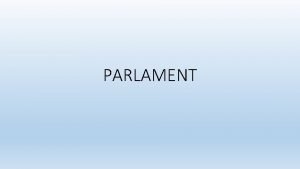 Struktura parlamentu