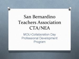 San bernardino teachers association