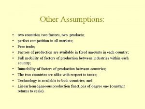 Homogeneous countries Homogeneous countries